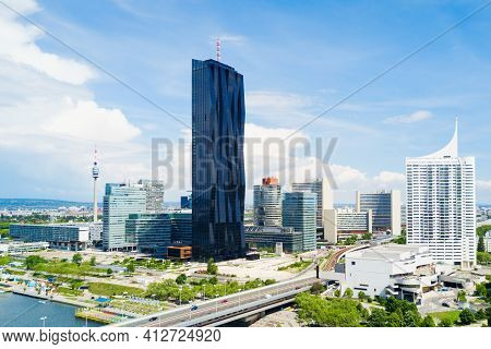 Danube District Aerial, Vienna