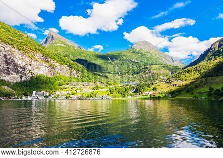 Geiranger At Geirangerfjord, Norway