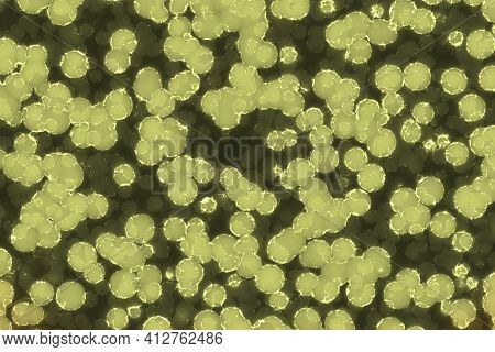 Artistic Beautiful Yellow A Lot Bio Cells Cg Texture Or Background Illustration