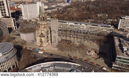 Famous Kaiser Wilhelm Memorial Church In Berlin - Urban Photography