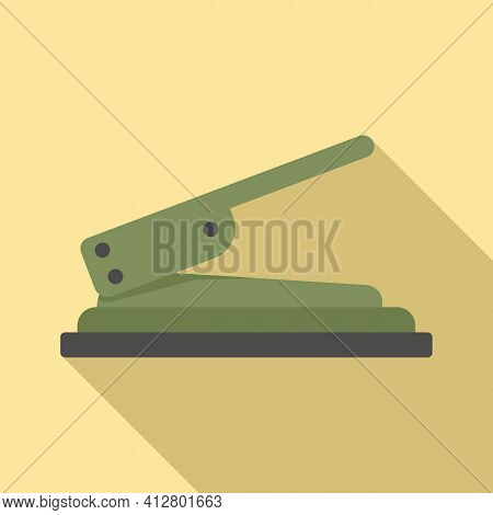 Craft Hole Puncher Icon. Flat Illustration Of Craft Hole Puncher Vector Icon For Web Design