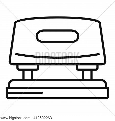 Puncher Tool Icon. Outline Puncher Tool Vector Icon For Web Design Isolated On White Background