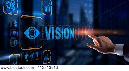 Vision Direction Future Business Inspiration Motivation Concept