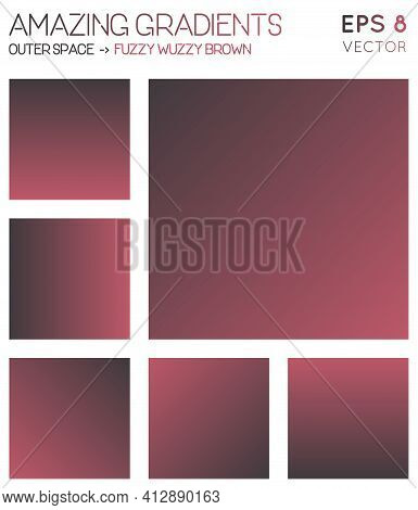 Colorful Gradients In Outer Space, Fuzzy Wuzzy Brown Color Tones. Admirable Background, Divine Vecto