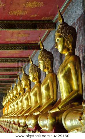 Golden Buddha nel Wat Sutat, Bangkok