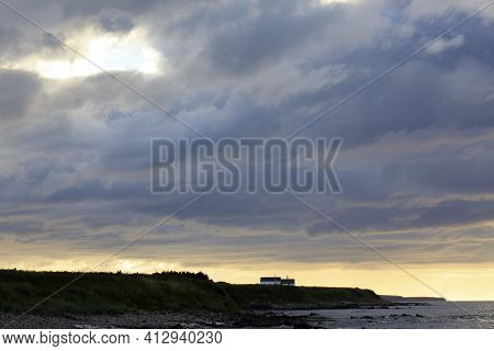 John O\'groats (scotland), Uk - August 04, 2018: View From John O\'groats Area, Caithness, Scotland,