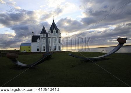 John O'groats (scotland), Uk - August 04, 2018: The Inn At John O'groats, Caithness, Scotland, Highl