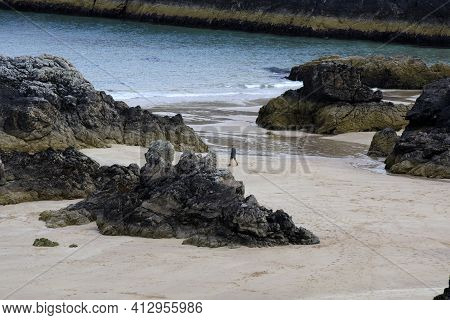 Durness -  (scotland), Uk - August 11, 2018: The Beaches At Durness Peninsula, Scotland, Highlands, 