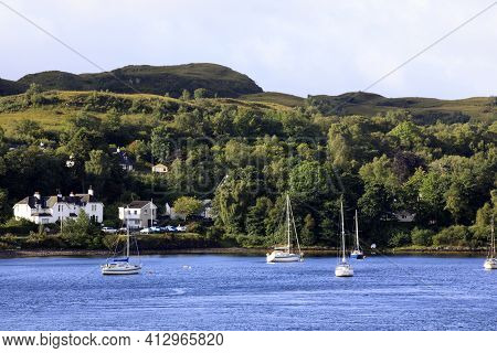 Loch Nell (scotland), Uk - August 15, 2018: Loch Nell, Scotland, United Kingdom
