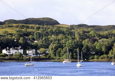 Loch Nell (scotland), Uk - August 15, 2018: Loch Nell, Scotland, United Kingdom