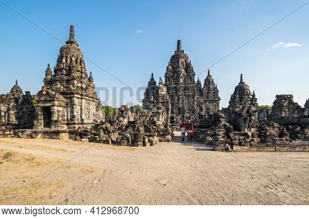 Yogyakarta, Indonesia - 09 September 2018: Prambanan Or Rara Jonggrang Is A 9th-century Hindu Temple