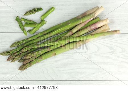 Green Asparagus With Long Stem Green Asparagus With Long Stem