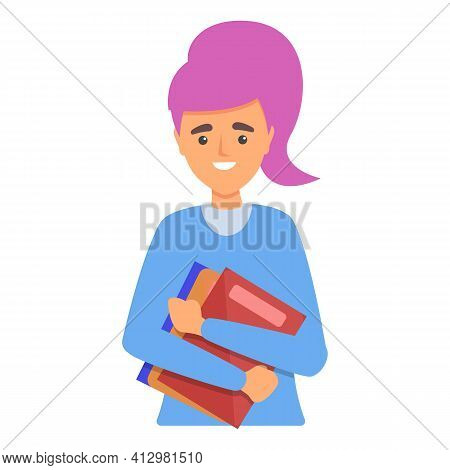 School Personal Assistant Icon. Cartoon Of School Personal Assistant Vector Icon For Web Design Isol