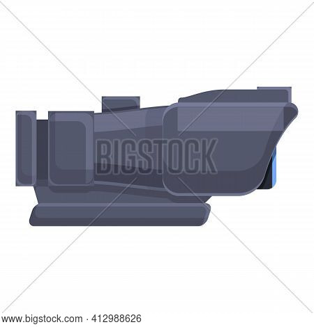 Sniperscope Icon. Cartoon Of Sniperscope Vector Icon For Web Design Isolated On White Background