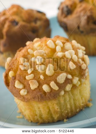 Citron maräng, blåbär och Chocolate Chip Muffins