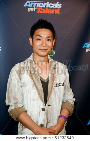 NEW YORK-AUG 28: Dancer Kenichi Ebina attends the post-show red carpet for NBC's 