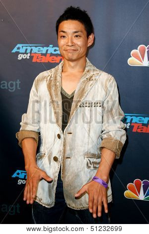 NEW YORK-AUG 28: Dancer Kenichi Ebina attends the post-show red carpet for NBC's 