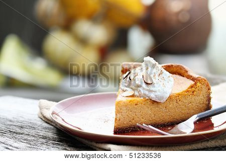 Pumpkin Cheesecake Pie
