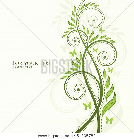 vector green plant