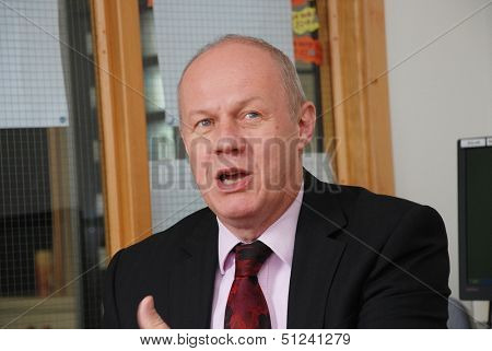 TENTERDEN, ENGLAND - SEPTEMBER 17: Rt.Hon. Damian Green, Minister of State for Police and Criminal Justice and Conservative MP, attends a constituency meeting on September 17, 2013 in Tenterden, Kent.