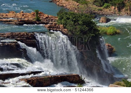 Waterfall in Crocodile river
