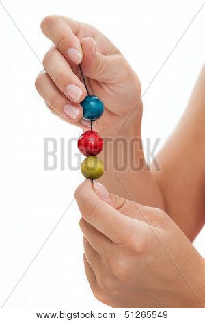 Making A Jewellery, Isolated