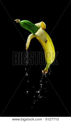 Modified Banana With Cucumber