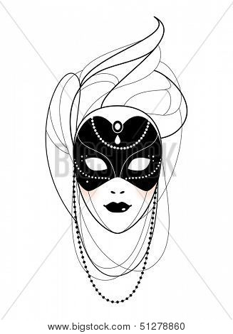 Venetian mask