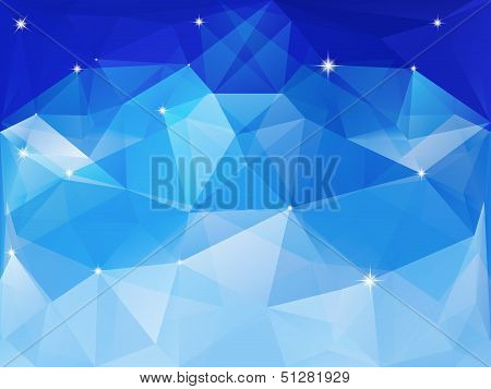 Colorful geometric background with triangles
