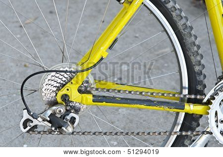 Back Wheel Of A Bike