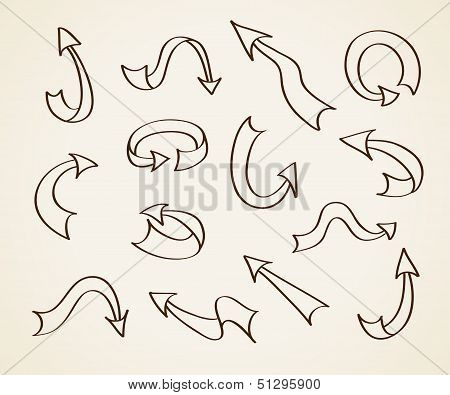 Doodle Vector Arrows
