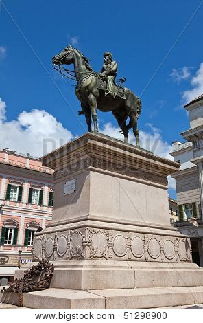 Monument To Giuseppe Garibaldi In Genoa (1893)