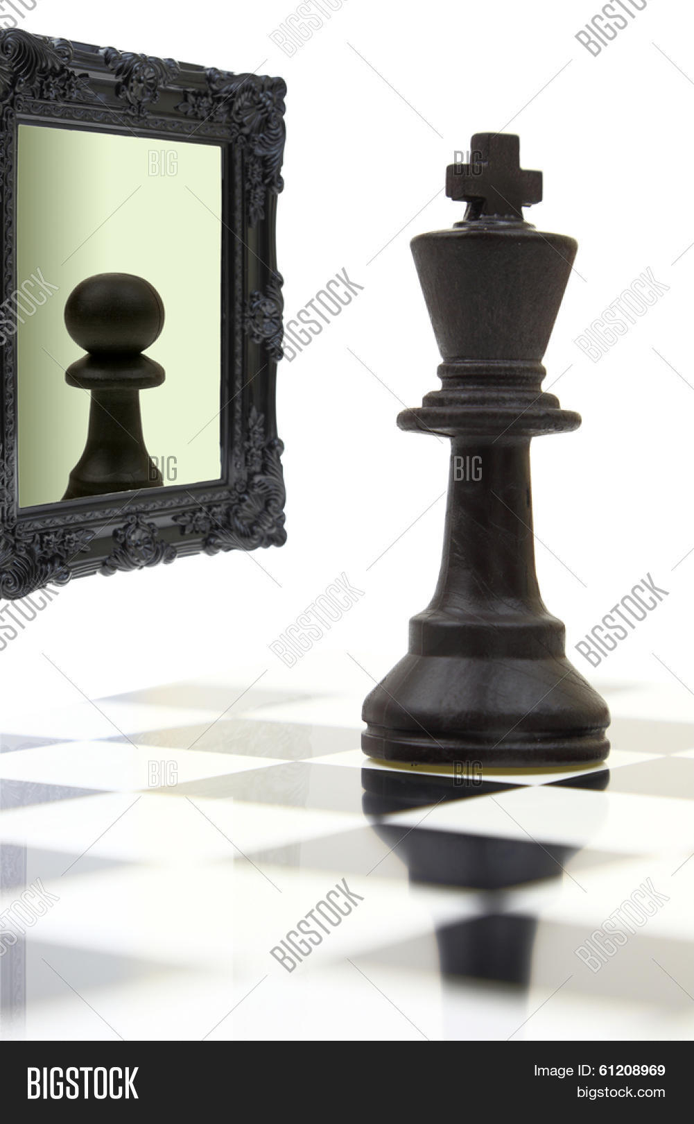 King Looking Mirror Image & Photo (Free Trial) Bigstock