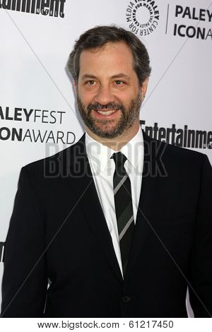 LOS ANGELES - MAR 10:  Judd Apatow at the PALEYFEST Icon Award IHO Judd Apatow at Paley Center For Media on March 10, 2014 in Beverly Hills, CA