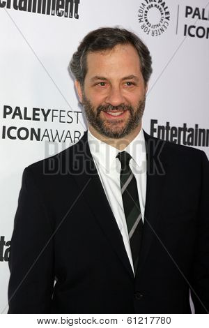 LOS ANGELES - MAR 10:  Judd Apatow at the PALEYFEST Icon Award IHO Judd Apatow at Paley Center For Media on March 10, 2014 in Beverly Hills, CA