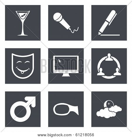 Icons for Web Design set 21