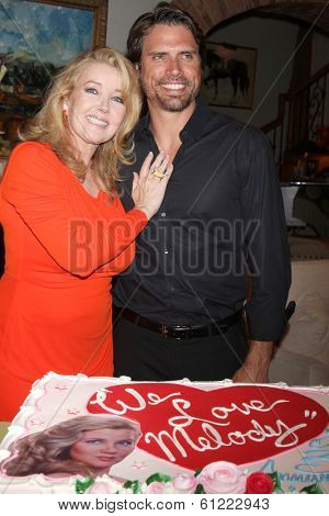 LOS ANGELES - MAR 4:  Melody Thomas Scott, Joshua Morrow at the Melody Thomas Scott Celebrates 35 Years at the 