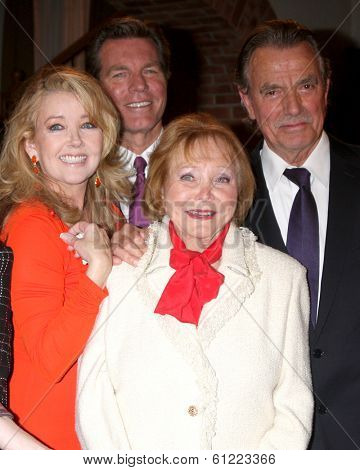 LOS ANGELES - MAR 4:  Melody Thomas Scott, Cast at the Melody Thomas Scott Celebrates 35 Years at the 