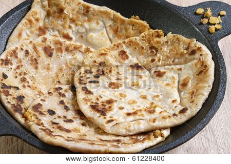 Channa Daal Parantha is an Indian flatbread