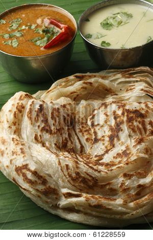 Kerala Paratha - a layered flatbread from Kerala