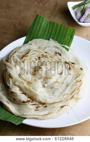 Kerala Paratha - a layered flatbread from Kerala