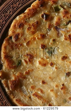 Thick flatbread/Chapati from India
