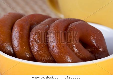 Paneer jalebi from India
