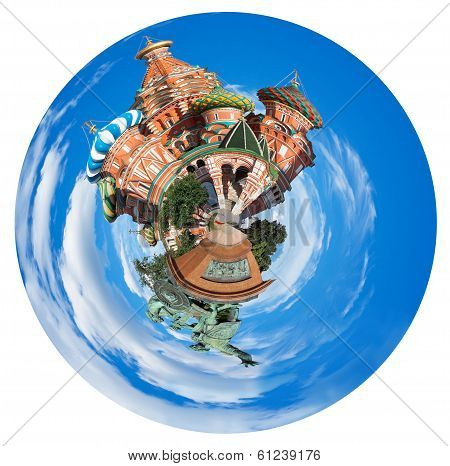 Saint Basil Cathedral In Moscow, Russia