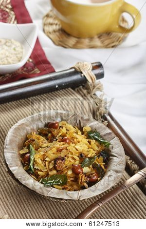 Chivda - A snack made of flattened rice