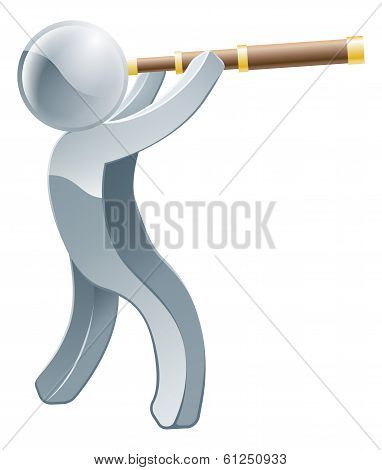 Telescope Person Concept
