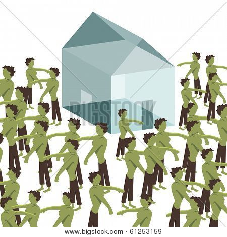 An image of a website denial of service zombie attack.
