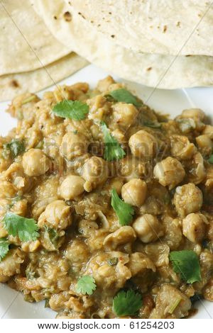 Chana dal in spicy gravy from North India