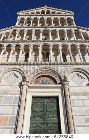 Duomo Facade In Pisa