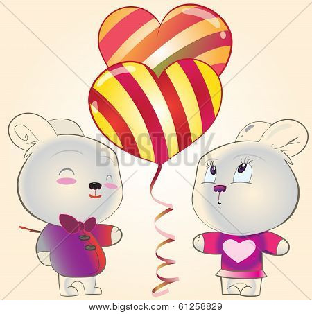 Valentines bunnies